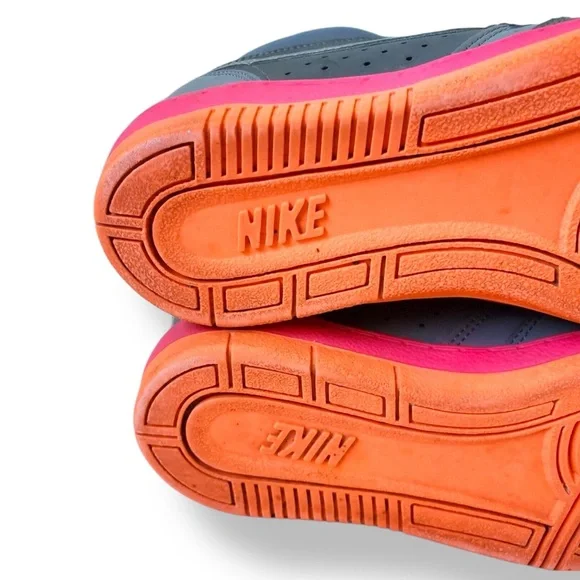 NIKE Force Dunk Sky Hi Hidden Wedge Heel Gray - Picture 10 of 13